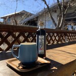 가루이자와 배이센쇼 - 우유를 붓기만 하면 간편하게 카페라떼를 만들 수 있습니다♪