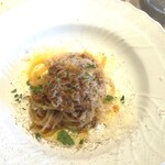 La Brianza - 丹波いのししラグースパゲッティ。やさしい味わいのラグーソース、こちらでいただくジビエはいつもおいしくてクセが強かったりせず程いい美味大好き