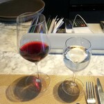 La Brianza - この日のお料理に合わせて選んで下さったトスカーナのサンジョベーゼ、この日のお料理にオールラウンドにマッチングしておいしかったです♡