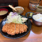 とんかつ とん喜 - ロースかつ定食 