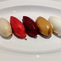 ラ・ターブル・オ・ジャポン - アイスとシャーベットの盛り合わせ