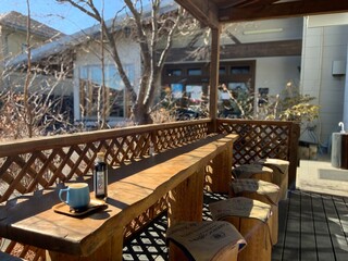 Karuizawa Baisenjo - The terrace seating allows you to enjoy time with your dog or cat.