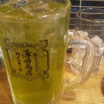 野菜巻き串 薄田商店 - 屋久島緑茶ハイ・男気