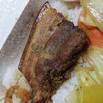 街角饅頭店 吉祥天 - 控肉飯弁当￥500