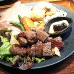 和風ステーキ 梅はら - ヒレ肉  ５０グラム  生ハム付き