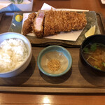 五福 - 極上ロース　大　定食　和豚もちぶた