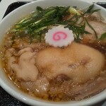 中華そば カドヤ食堂 - 豚足トッピングしたつけ汁