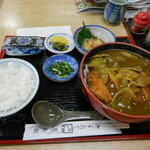 徳兵衛 - 料理写真:カツカレーうどん定食