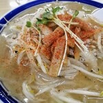 味の三平 - けど辛味噌(鉄火麺)は食べないの！一味