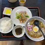 笹月 - ラーメン定食 900円