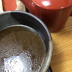 山屋 - 蕎麦湯