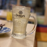 博多串焼 くしまろ - デュワーズハイボール(¥450)