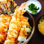 道の駅「信州蔦木宿」てのひら館 - 天丼