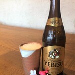 藍 - 瓶ビール　￥550