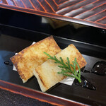 徳山鮓 - こちらは鮒ずしのサンドイッチ♡余呉で採れた蜂蜜がアクセントに♡