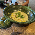 徳山鮓 - 出ました！夏〜秋はすっぽん雑炊♡冬は熊鍋になります♡すっぽん効果でお肌ツルツル♡