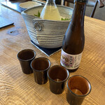 徳山鮓 - 徳山鮓オリジナルの「紫霞の海」と書いて「しがのうみ」。「七本槍」の酒造「富田酒造」がつくっています♡