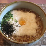 Jinja Soba Muranoshita - 温かいそば とろろ 900円