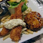 チロル - えびフライ・チーズハンバーグ