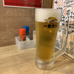 和牛焼肉大衆酒場 ホルモン博多春吉のじゃん横 - 生ビール