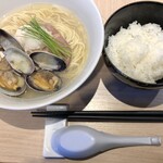 麺屋一燈 - 貝出汁そば+小ライス