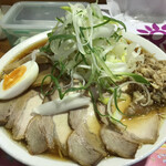 まいにちラーメン - 料理写真:肉そば《特盛り》      ［中華そば＝醤油ベース］