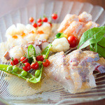 ペスカ - 『本日の鮮魚のカルパッチョ』　　その日の鮮魚で作ります！