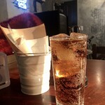 ALDEBARAN  - 「リアルバランバーガーセット」(2000円)のドリンク「ジンジャーエール(辛口)」