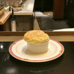 ザ・テラス - オレンジ風味のスフレでした（テーブルサービス）