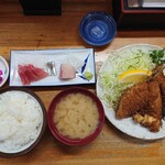 にし与 - 2020年12月　魚河岸定食（サービスランチ） 1150円