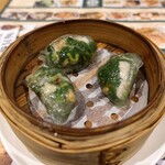 Tim Ho Wan - ほうれん草と海老の蒸し餃子