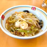 Gyouza No Oushou - ジャストサイズの揚げそば【334円】