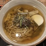 生そば　江戸 - 山菜そば