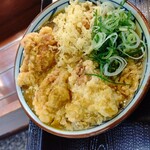 丸亀製麺 - 【2021.1.20(水)】鶏天カレーうどん玉子あんかけ添え(並盛)690円