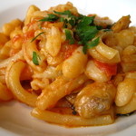 ドン マンジョーネ ディ ナポリ - アサリと白いんげんのカサレッチェ