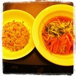 龍苑 - 冷麺　＋焼飯