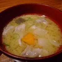 銀平 北新地店 - 具沢山の豚汁