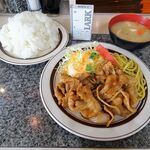 洋庖丁 - ポーク焼肉定食（特盛）（クーポン割引）860円