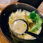 茶ぶ釜 - 牡蠣クリーム