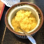 うどん 天ぷら 椿 - ショウガだったかな？