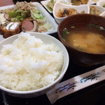 ポップコーン - ①ご飯、おかわりサービスだそうです。