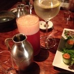 和酒BAR風雅 - レモンワイン、レッドアイ、ふもとい（日本酒）