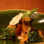 RISTORANTE IL NODO - 小坪漁港・かず丸さんのアワビ・肝 渡辺農園の鎌倉大根 小坪のカラスミアップ