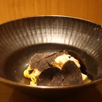 RISTORANTE IL NODO - タリアテッレ カリフラワー 赤座海老 小田原・谷田さんのトリュフ