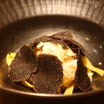 RISTORANTE IL NODO - タリアテッレ カリフラワー 赤座海老 小田原・谷田さんのトリュフアップ