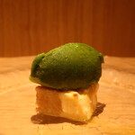 RISTORANTE IL NODO - リンゴのクラフティ 小松菜最終形態アップ