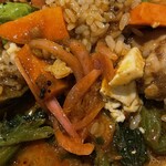 51 CURRY CAFE - 後半2種類を混ぜるのがお薦め
