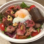 Ikinayoushoku enuzukicchin - 壱岐牛のステーキ丼