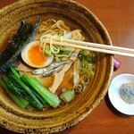 もんど - 煮干し醤油ラーメン　2021.1