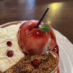 星乃珈琲店 - キャラメルりんごのスフレパンケーキ
